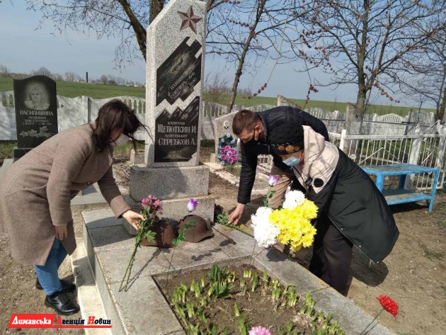 В Першотравневом Визирской ОТГ отметили годовщину освобождения от фашистских захватчиков (фото)