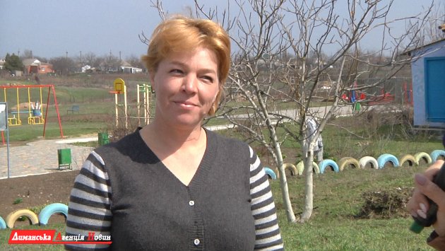Ольга Непомняща, робітниця з доброустрою у с. Кордон та Мар’янівка.