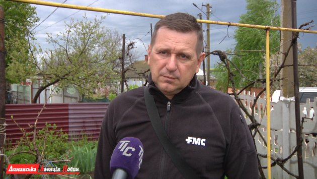 Василь Хміленко, староста Першотравневого старостинського округу.