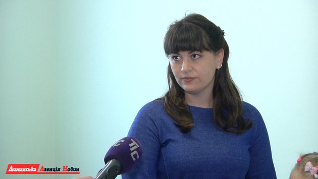 Вікторія Хромова, логопединя служби у справах дітей Красносільської сільради.