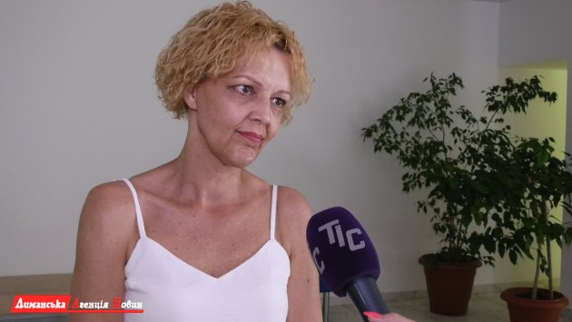 Наталія Заноза, голова профспілкової організації Красносільського ліцею.