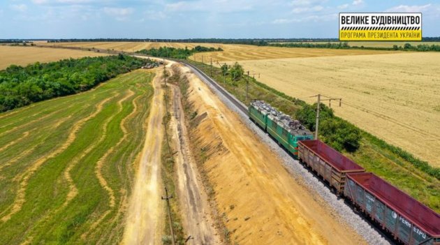Программа «Большое строительство»: идёт укладка железнодорожной ветки Черноморская-Береговая