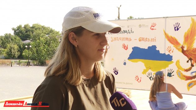 Наталья Тертычная, представитель Молодежной рады Визирского сельсовета.