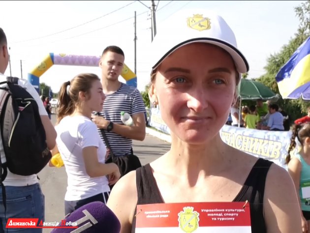 Надія Павлюк, учасниця легкоатлетичного забігу «Кубок Красносілки».