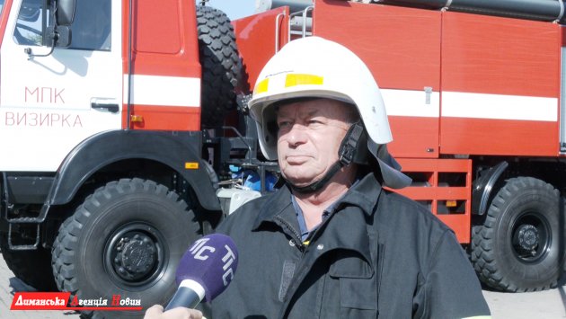 Володимир Юшков, старший пожежний МПК «Визирка».