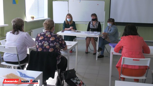 В Першотравневом лицее Визирской ОТГ прошла коллегия с участием работников учебных учреждений (фото)