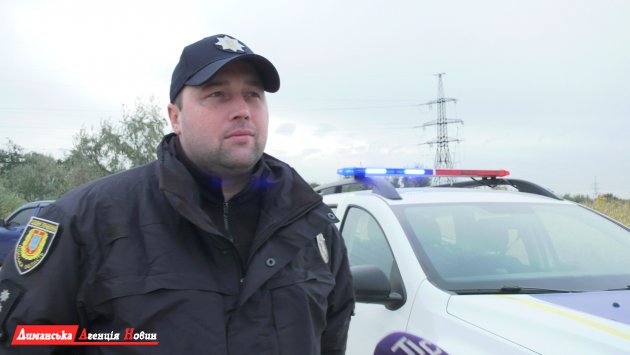 Денис Сокольников, поліцейський офіцер Красносільської ОТГ, старший лейтенант поліції.