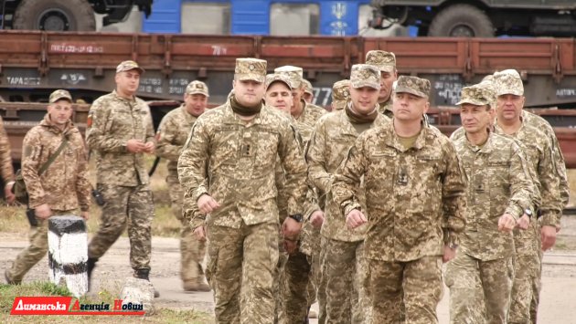 В Кремидовке встречали бойцов 28-й отдельной мехбригады им. Рыцарей Зимнего похода (фото)