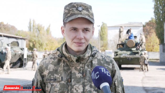 Евгений Алхимов, военнослужащий 28-й механизированной бригады имени Рыцарей Зимнего похода.