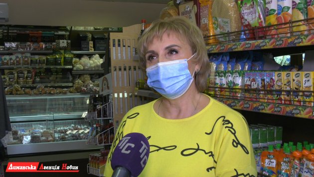 Наталя Бойченко, директорка магазинів «ТІС» у Визирці та Першотравневому.
