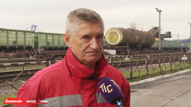 Віктор Чеховський, помічник начальника депо локомотивно-дорожньої служби ТІСа.