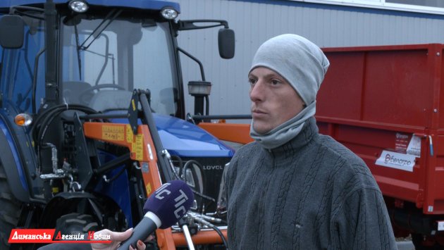 Игорь Литвин, работник КП «Визирське джерело» в селе Першотравневое.