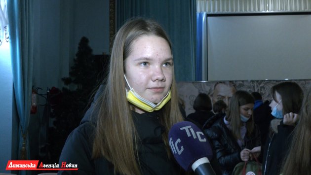 Олена Міхеєва, учениця Визирського ліцею.