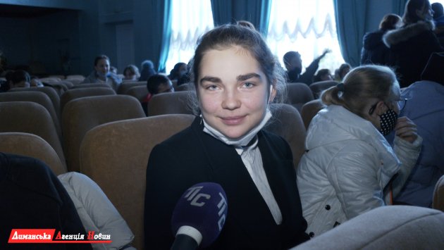 Віолета Басенко, учениця Першотравневого ліцею.