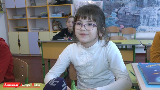 Виктория Обоянова, ученица 2-го класса Калиновской гимназии.