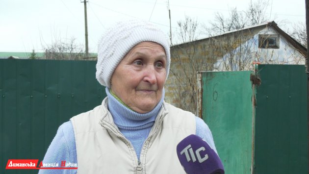 Татьяна Ивановна, жительница села Першотравневое.