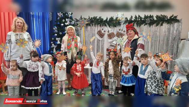 У дитсадку «Калинка» Красносільської ОТГ пройшов святковий захід з нагоди Різдва (фото)