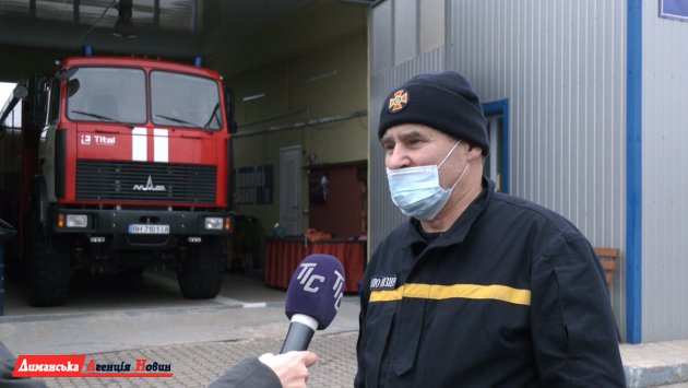Михаил Гошкович, водитель пожарной машины МПК «Визирка».