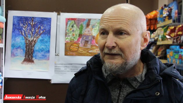 В’ячеслав  Згурський, керівник мистецької студії «Веселка».