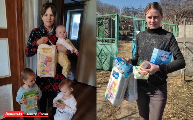 В Красносільській ОТГ надають гуманітарну допомогу молодим мамам