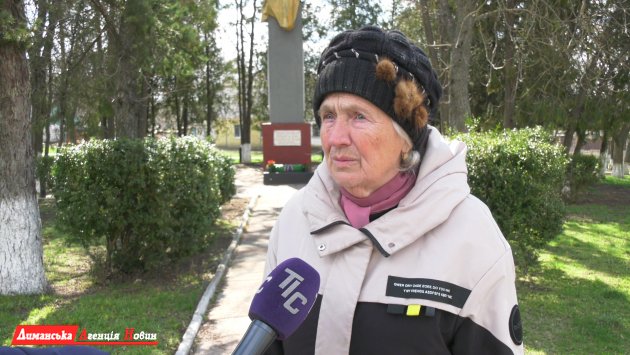 Олександра Бондарчук, голова ветеранської організації Першотравневого старостинського округу.