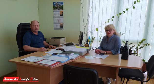 Директор Лиманского центра занятости встретился с представителем Черноморской ОТГ
