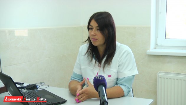 Ганна Масленнікова, завідувачка Визирської амбулаторії.