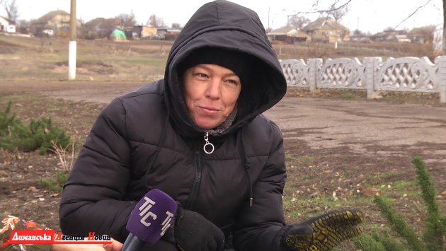 Ольга Непомняща, працівник з благоустрою КП «Визирське джерело».
