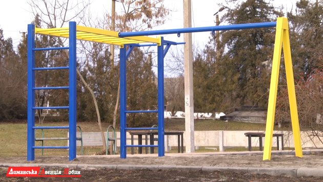 У Дмитрівці Визирської СТГ побудували спортивний майданчик для молоді (фото)
