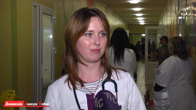 Юлия Брошенская, заведующая Першотравневой амбулаторией.