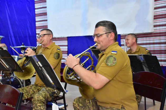 У Причорноморському відбувся концерт оркестру 11 бригади Нацгвардії України (фото)