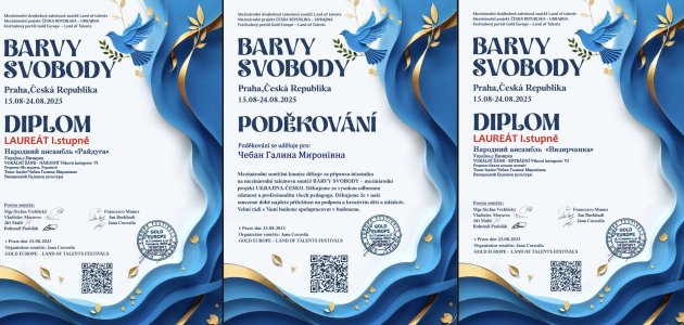 Колективи з Визирської громади стали лауреатами міжнародного конкурсу в Празі