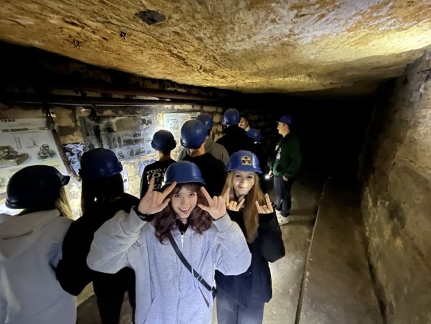Учні Причорноморського ліцею відвідали одеські катакомби (фото)