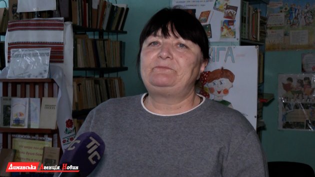 Марія Островська, завідувачка Любопільської сільської бібліотеки.
