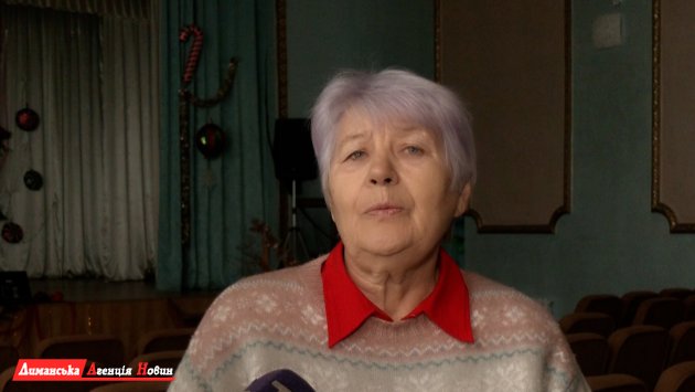 Лідія, жителька Визирки, волонтерка.