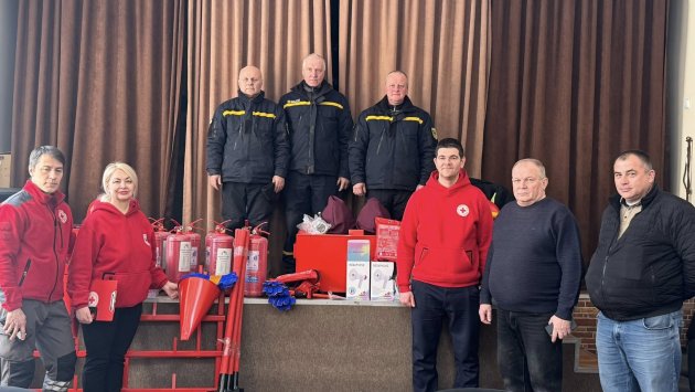 Визирская громада получила снаряжение для добровольных пожарных команд