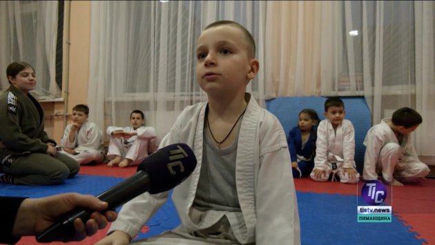 Андрій, вихованець секції джиу-джитсу.