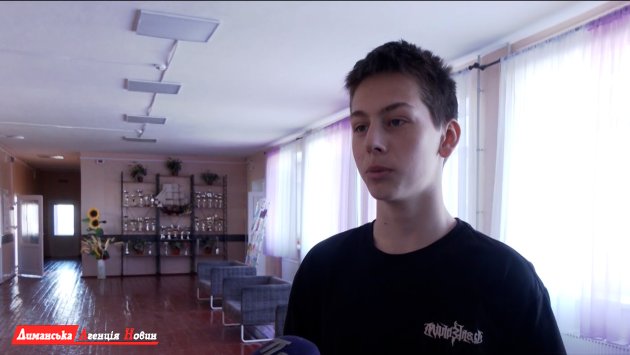 Костянтин Вежновець, учень 7-А класу Причорноморського ліцею.