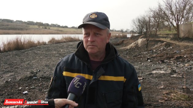 Олексій Калашніков, начальник структурного підрозділу постійної готовності до НС Визирської СТГ.