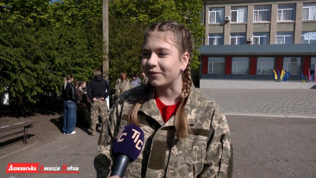 Яна Динец, участница отряда «Визирские казачата».