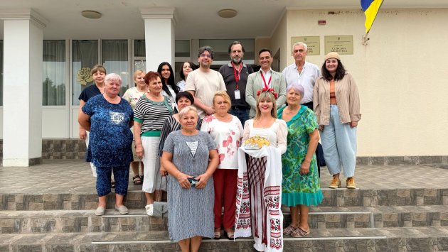 «Мы с Украиной»: Визирскую громаду посетила делегация из Италии (фото)